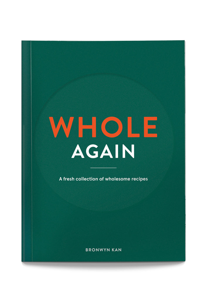 Front cover of the book featuring the title in simple orange and white font on a deep green background.