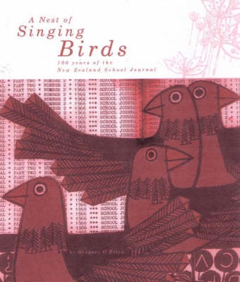 Front cover of the book featuring stylised illustrations of birds 